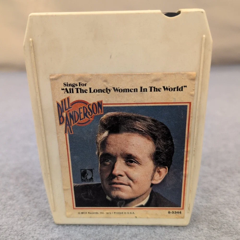 Signed Bill Anderson Sings For All The Lonely Women In The World 8 Track Tape - Picture 1 of 2